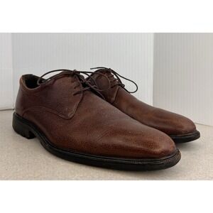Men's Cole Haan Leather Brown Oxfords Dress Shoes Size 9.5 Plain Toe